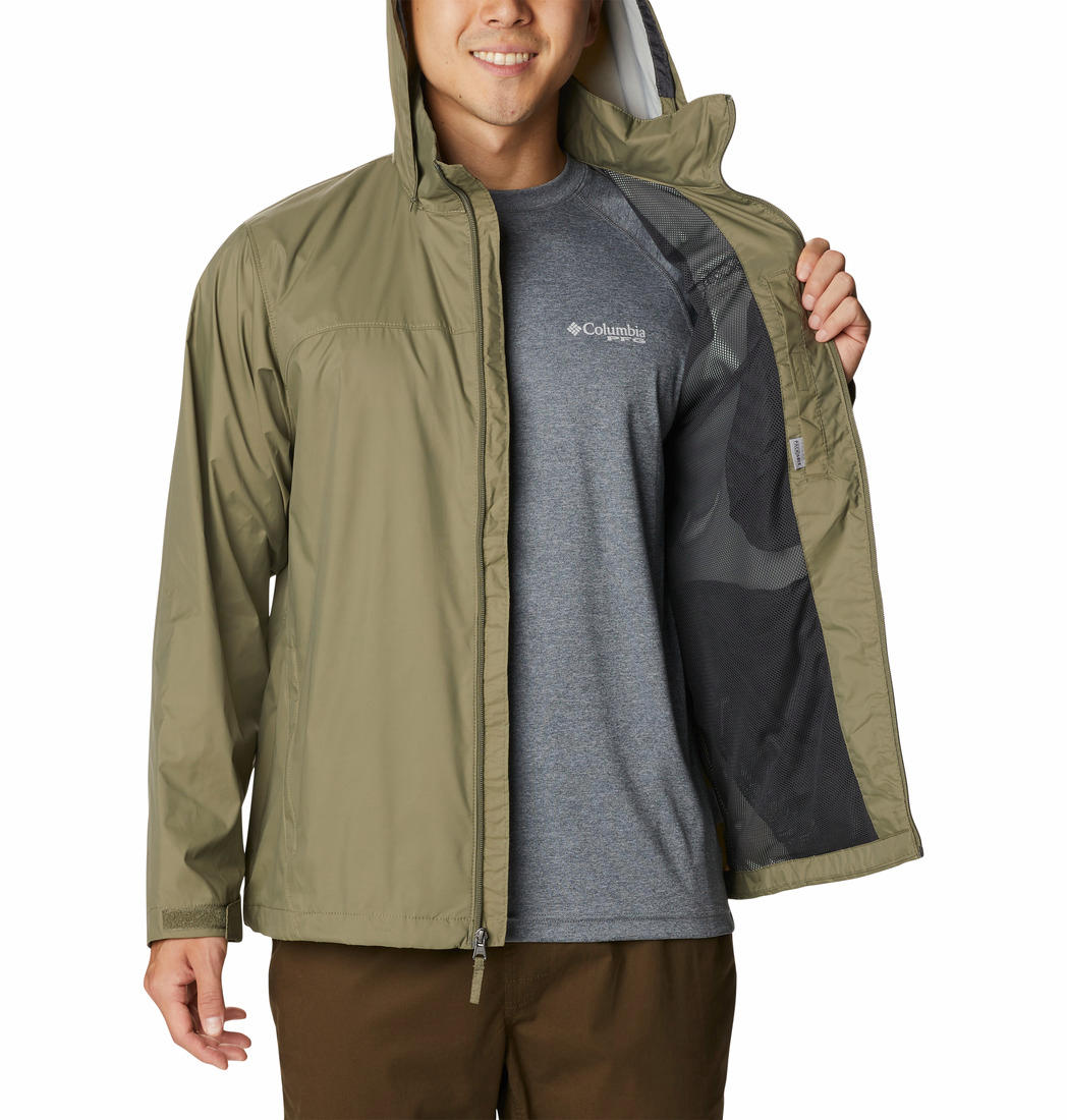 Columbia Men Green Glennaker Lake Rain Jacket
