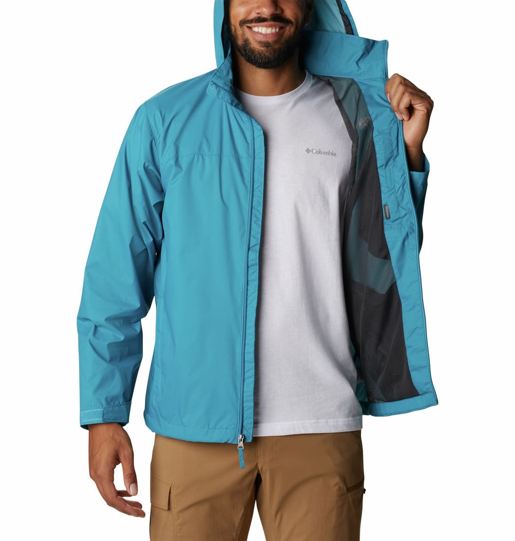 Columbia Men Blue Glennaker Lake Rain Jacket