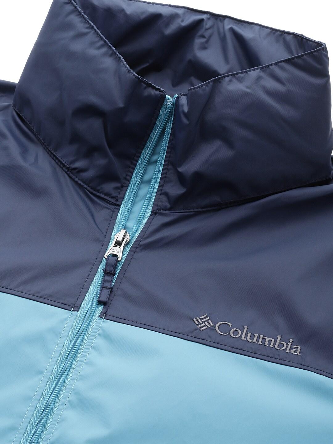 Columbia Men Blue Glennaker Lake Rain Jacket