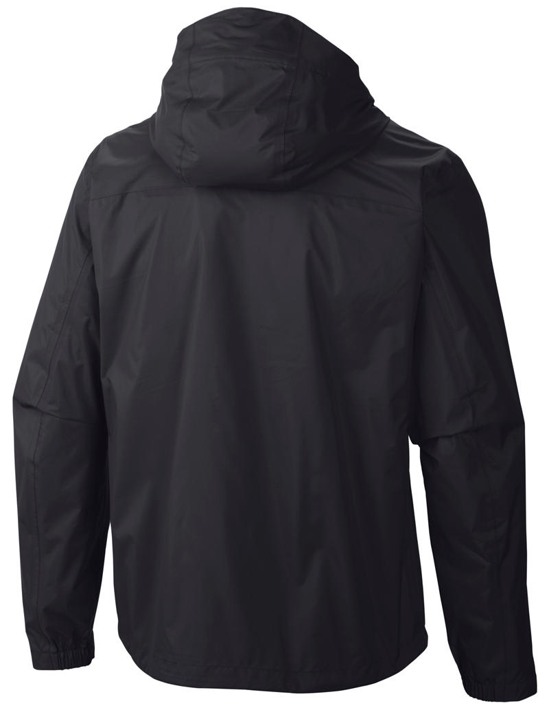 Columbia Men Black Evapouration Rain Jacket