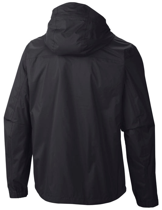 Columbia Men Black Evapouration Rain Jacket