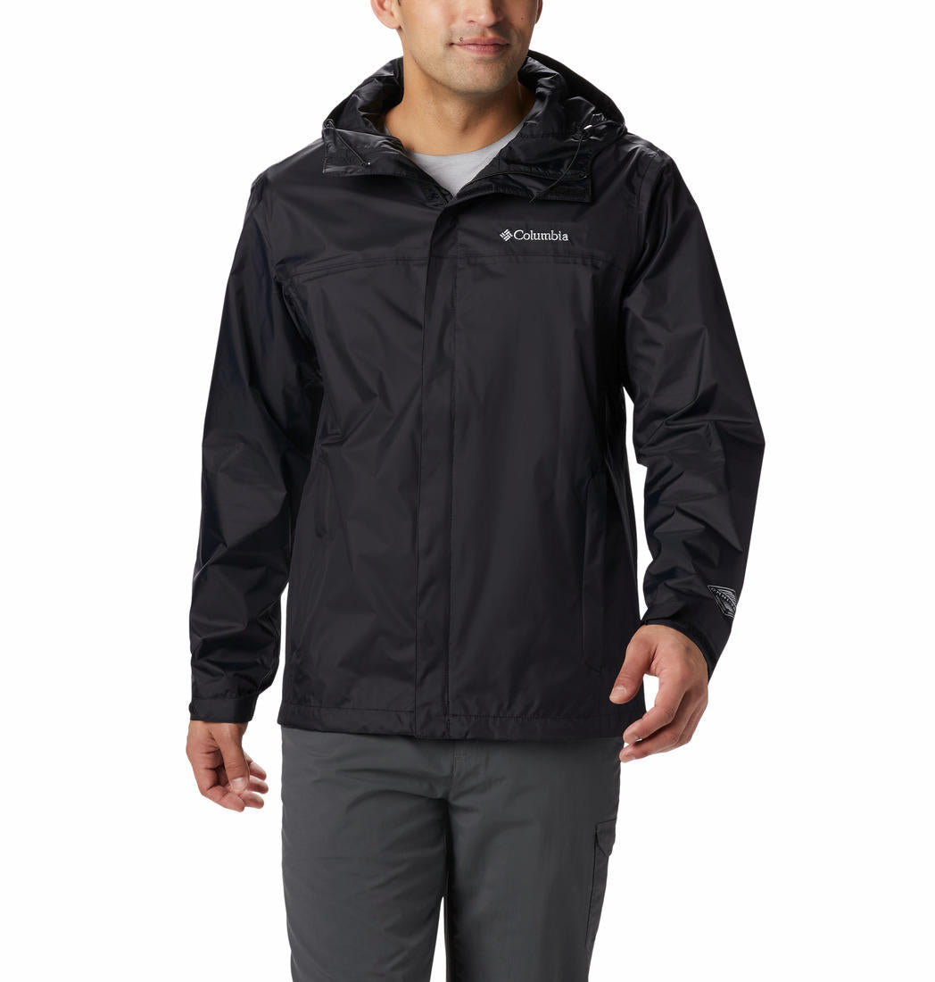 Columbia Men Black Watertight II Rain Jacket