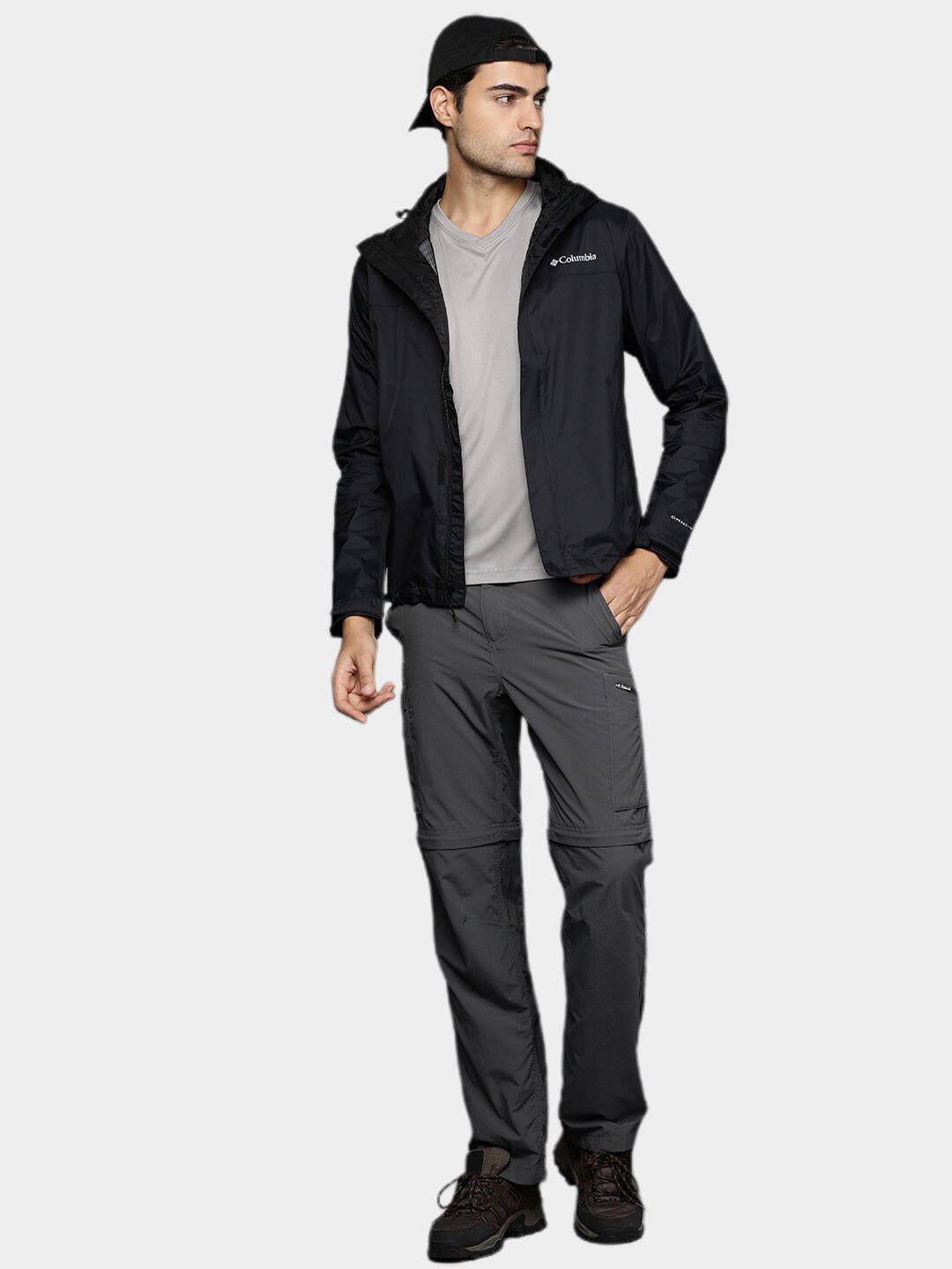 Columbia Men Black Watertight II Rain Jacket