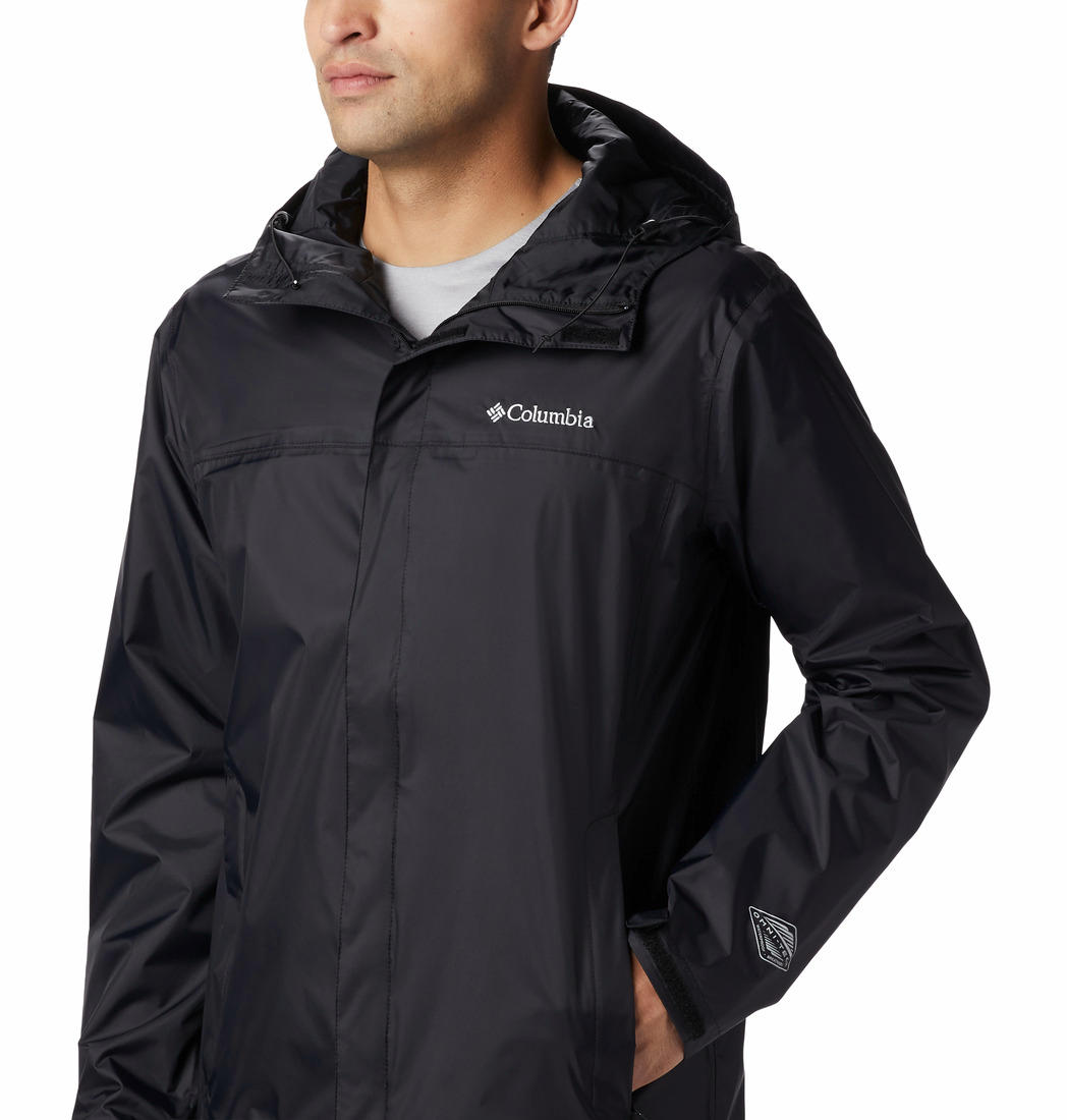 Columbia Men Black Watertight II Rain Jacket