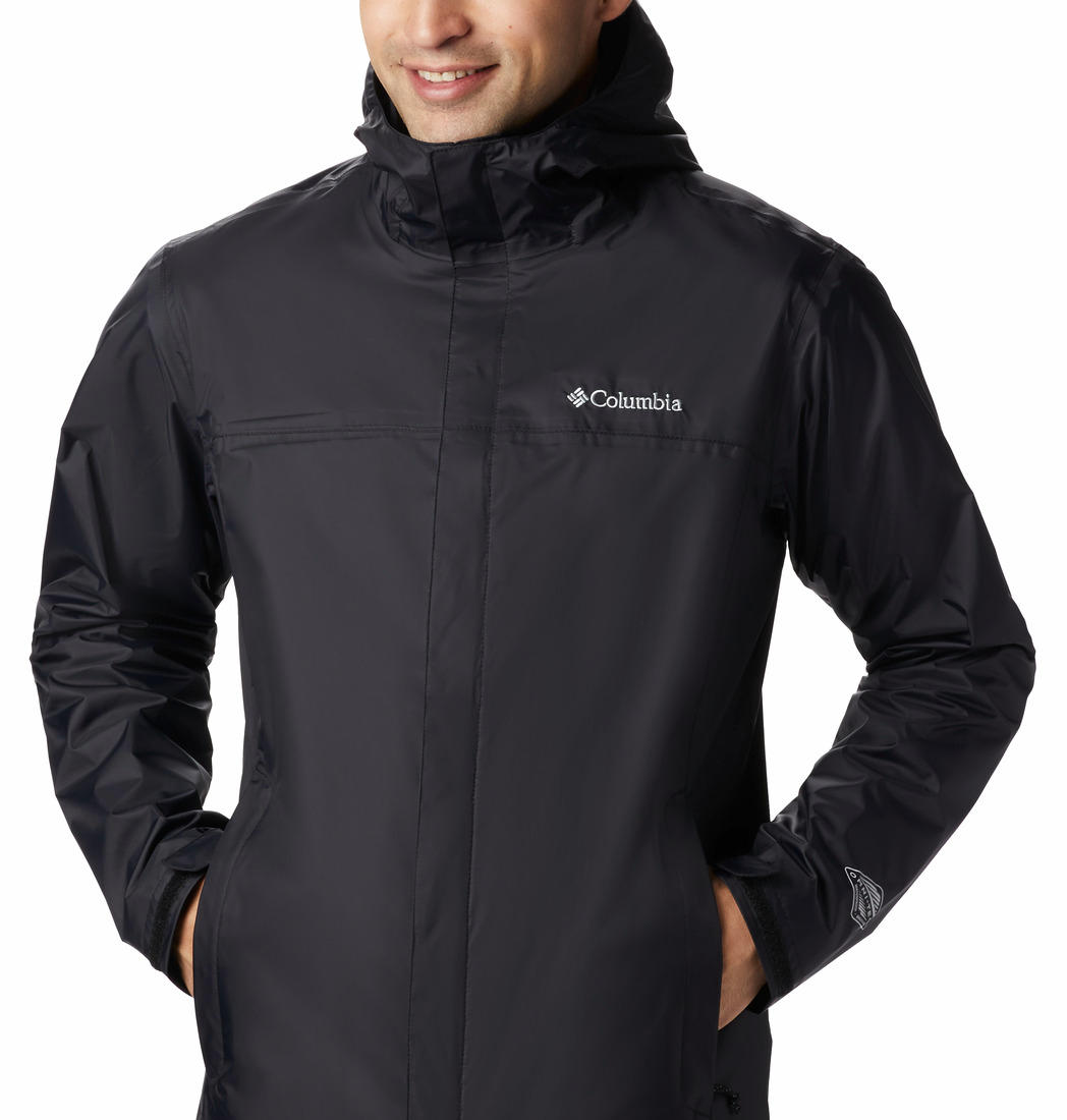 Columbia Men Black Watertight II Rain Jacket