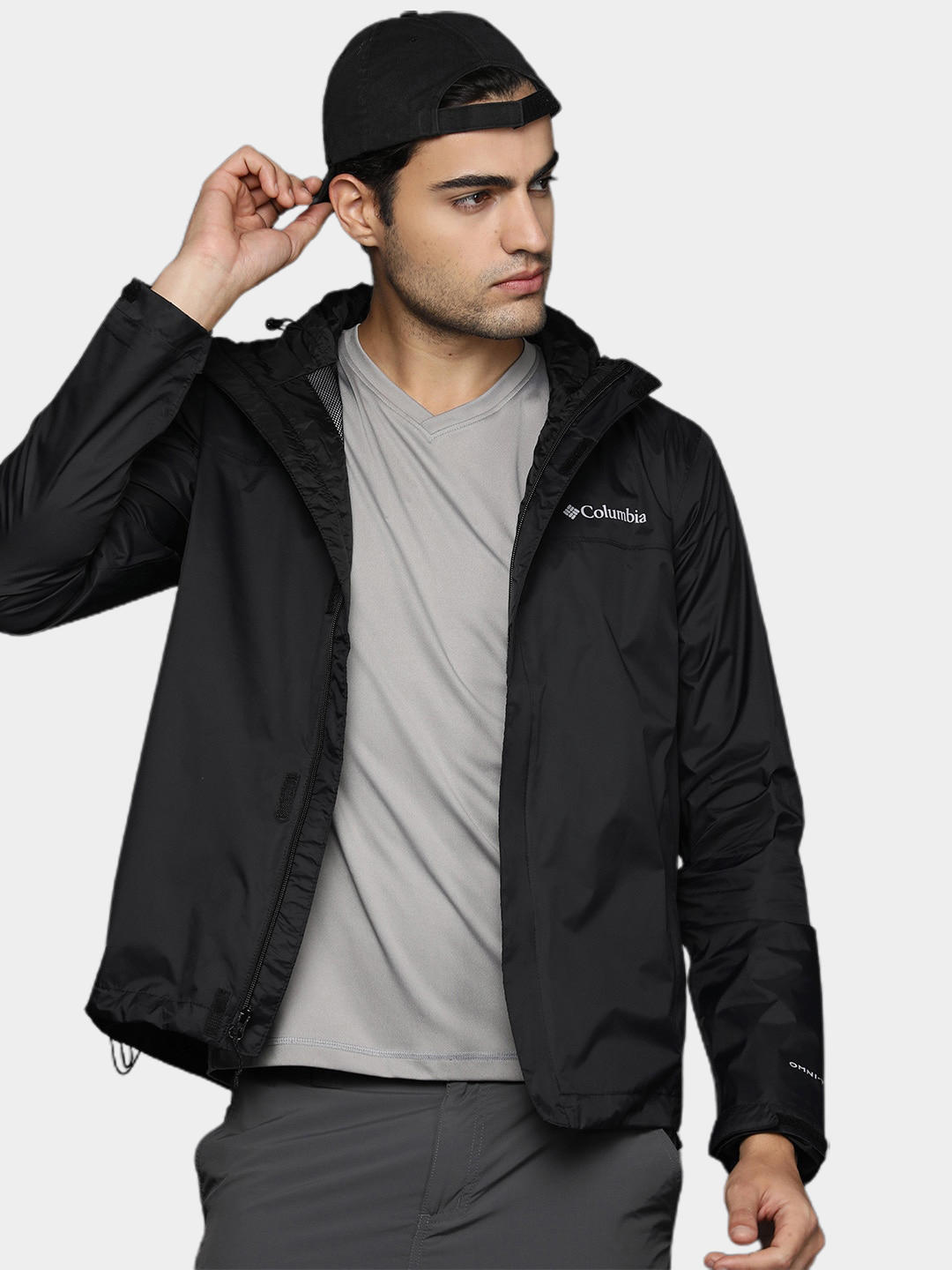 Columbia Men Black Watertight II Rain Jacket