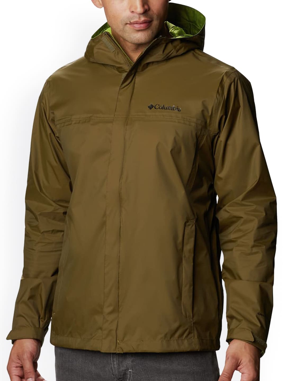 Columbia Men Green Watertight II Rain Jacket