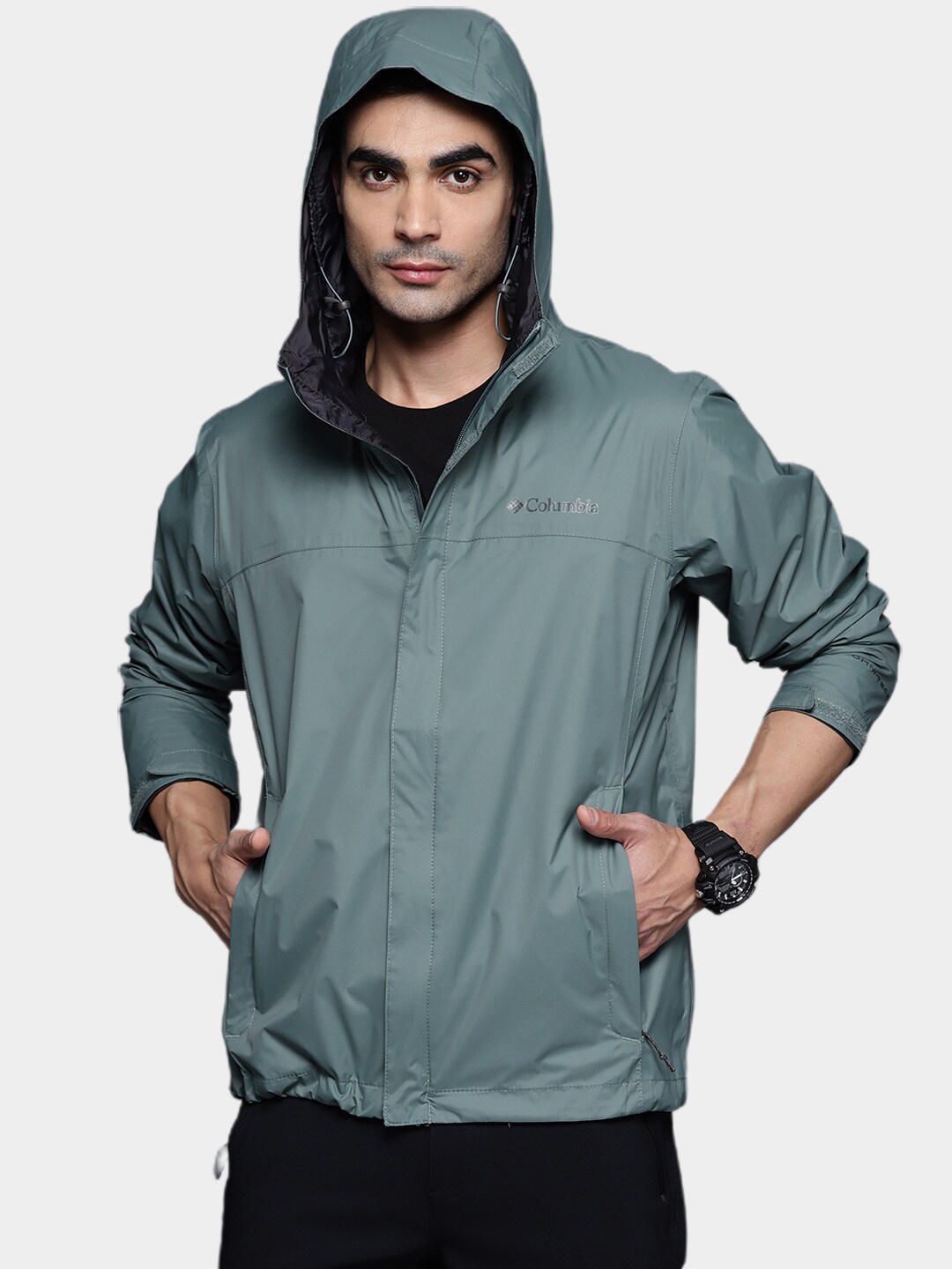Columbia Men Green Watertight II Rain Jacket