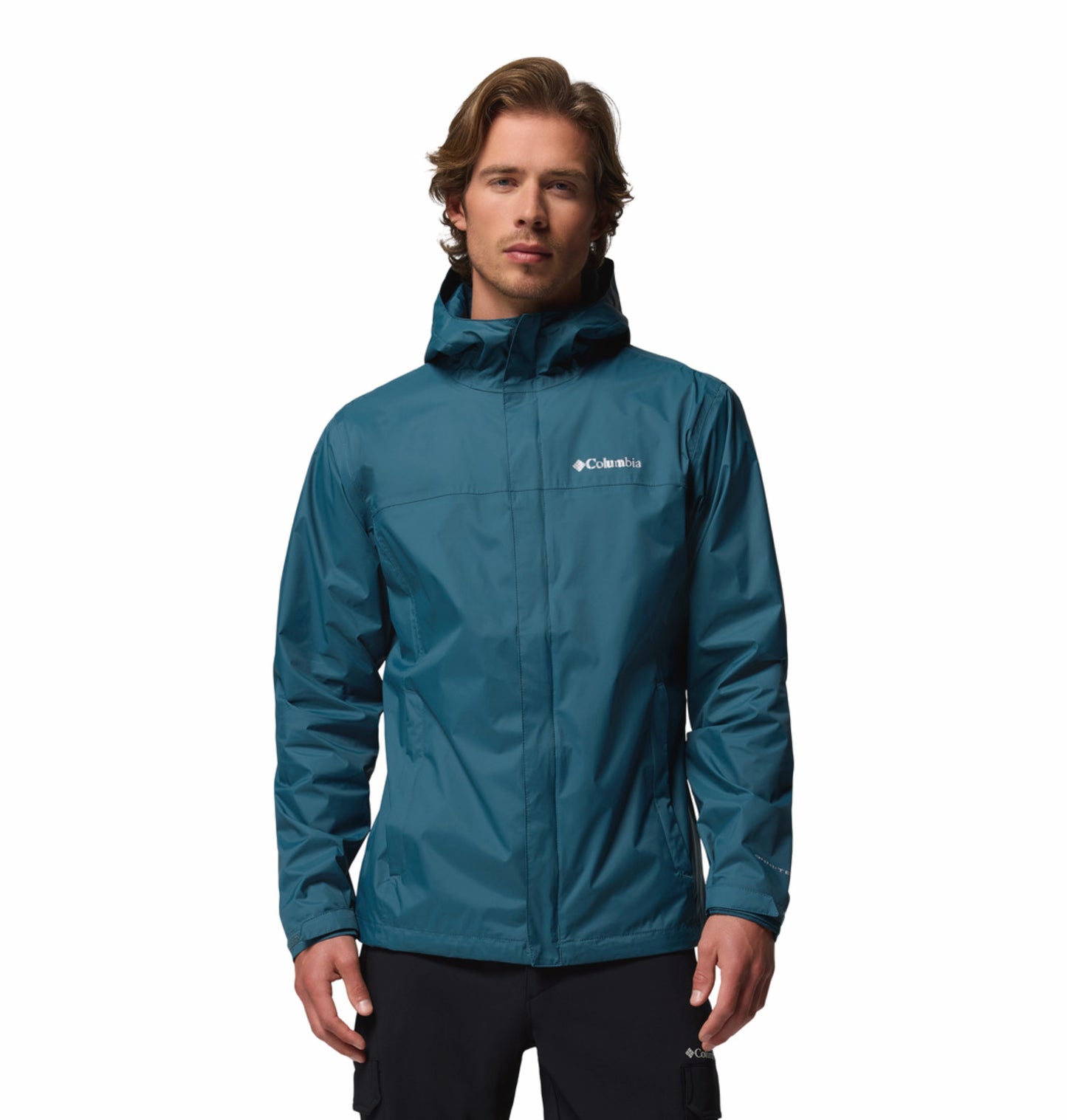 Columbia Men Blue Omni-Tech Watertight II Rain Jacket