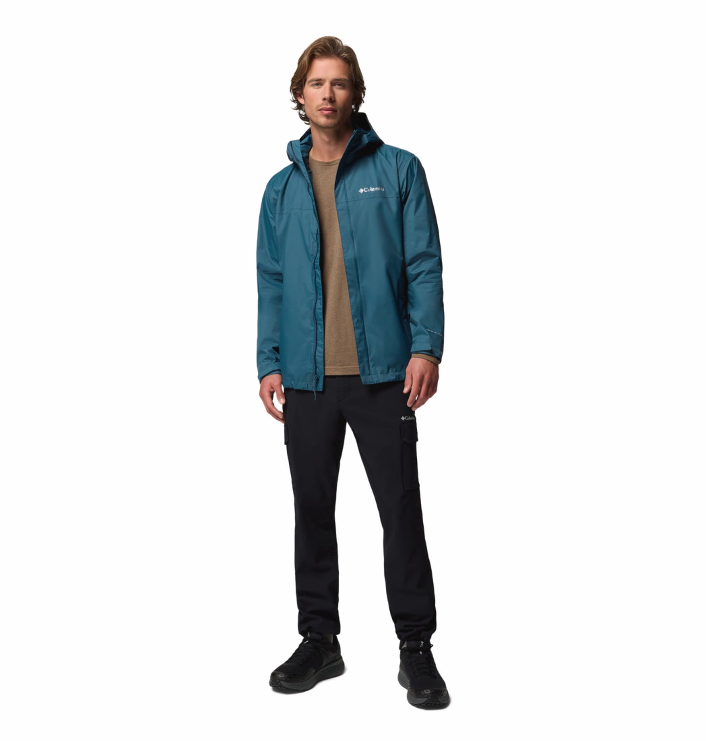 Columbia Men Blue Omni-Tech Watertight II Rain Jacket