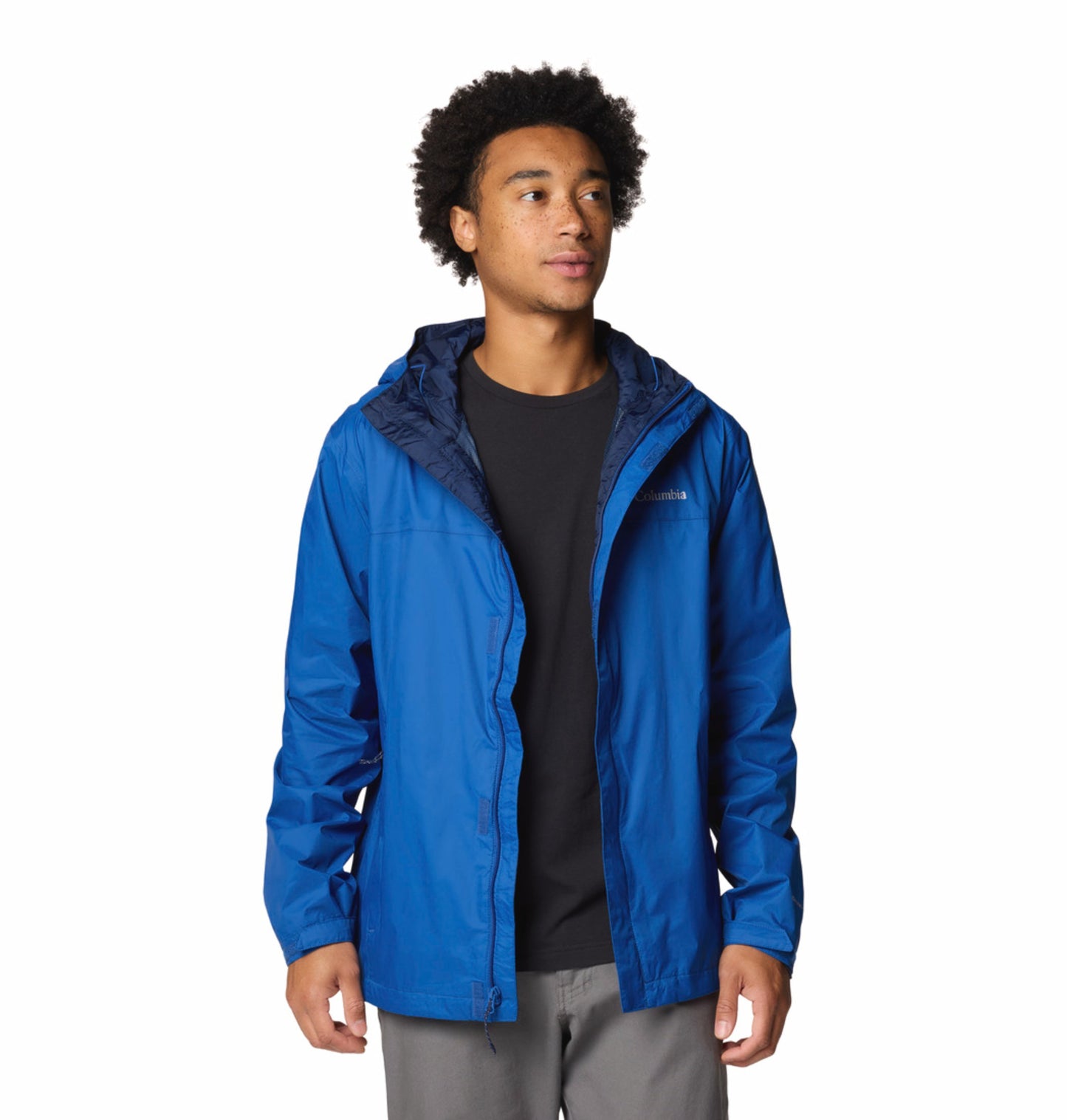 Columbia Men Blue Omni-Tech Watertight II Rain Jacket