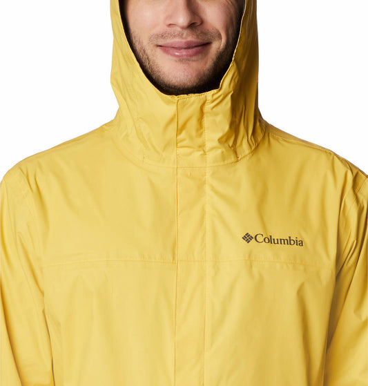 Columbia Men Yellow Watertight II Rain Jacket