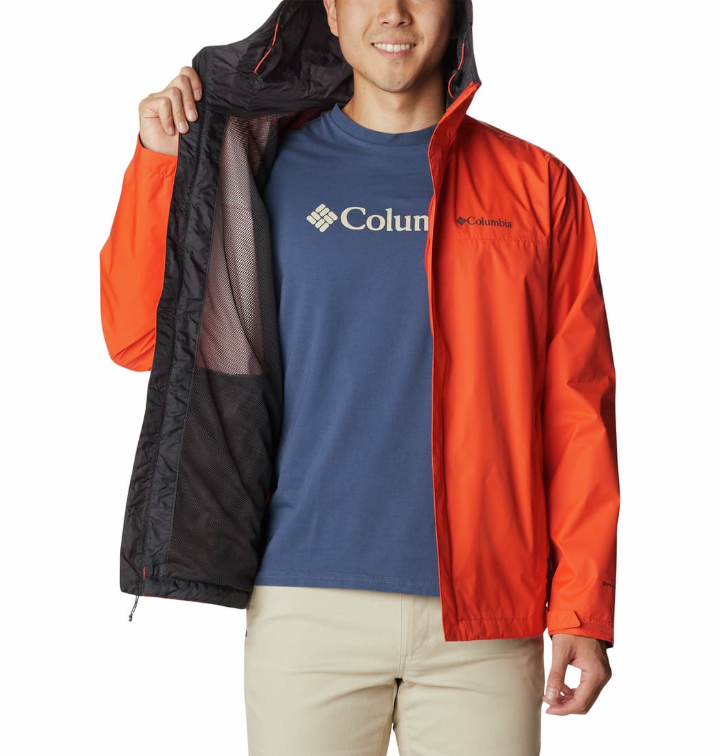 Columbia Men Orange Watertight II Rain Jacket