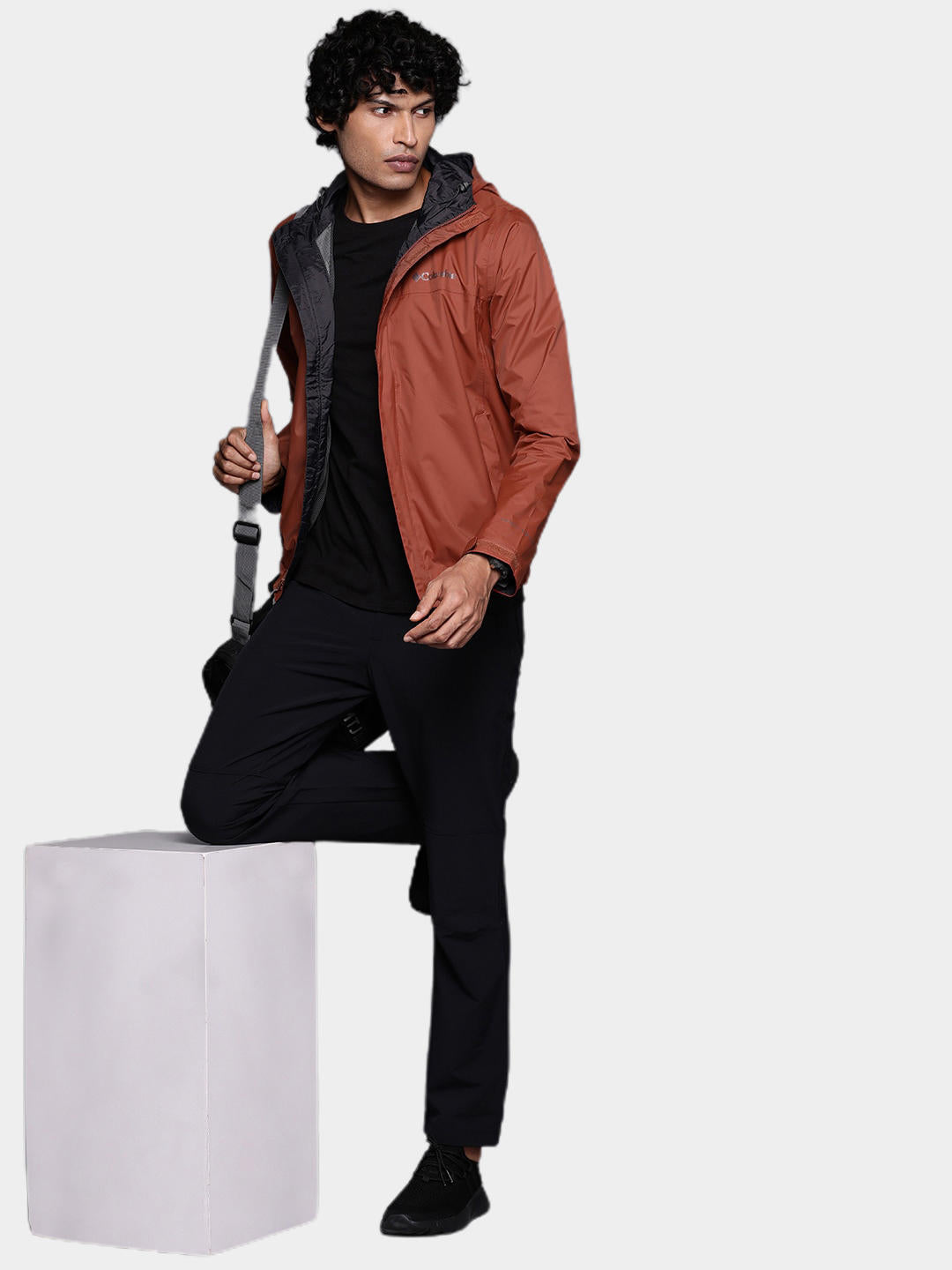 Columbia Men Red Watertight II Rain Jacket