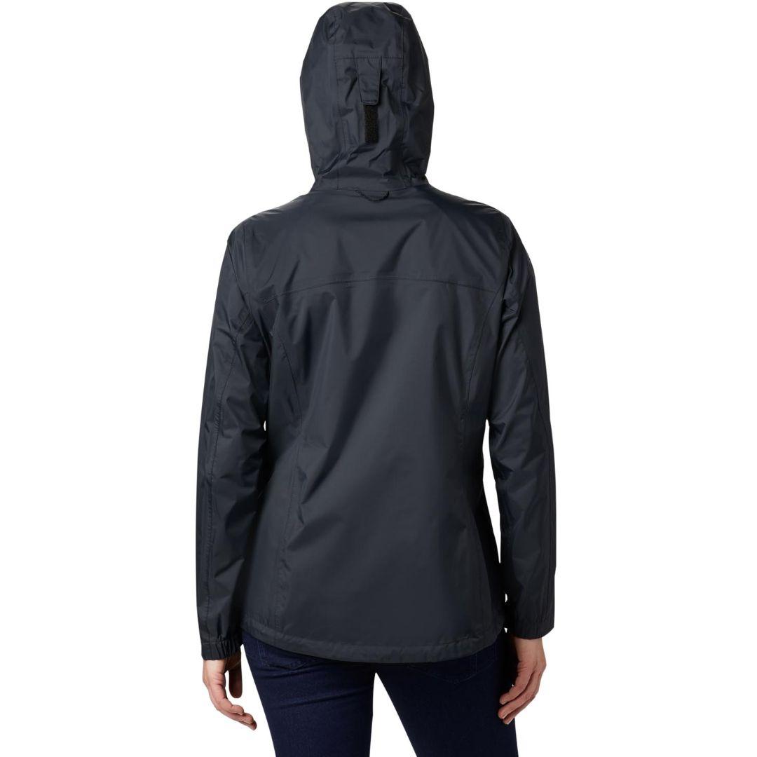 Columbia Women Black Evapouration Rain Jacket