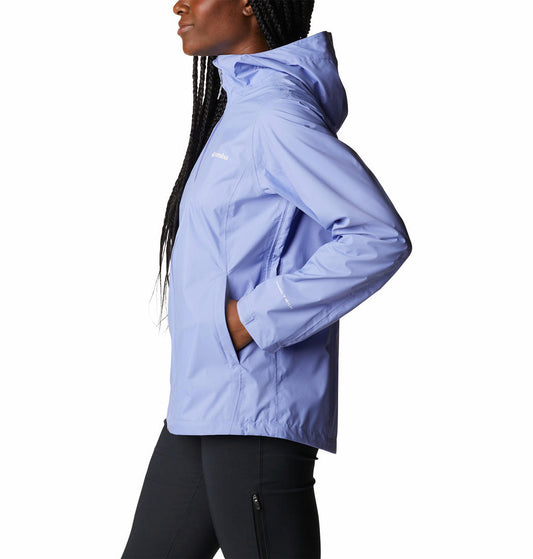 Columbia Women Purple Evapouration Rain Jacket