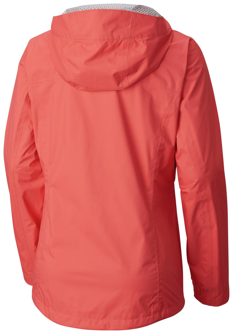 Columbia Women Peach Evapouration Rain Jacket
