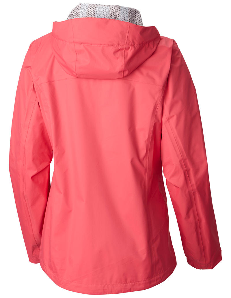 Columbia Women Red Evapouration Rain Jacket