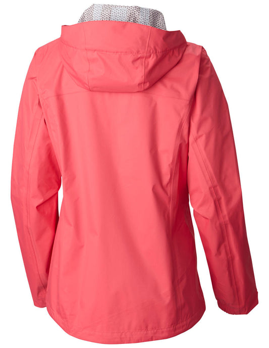 Columbia Women Red Evapouration Rain Jacket