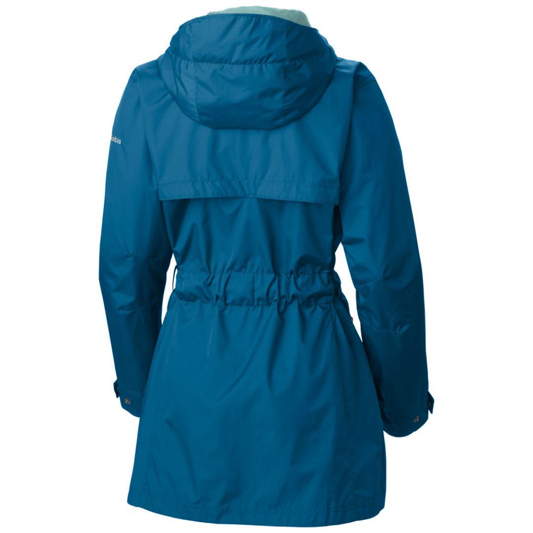 Columbia Women Blue Pardon My Trench Rain Jacket