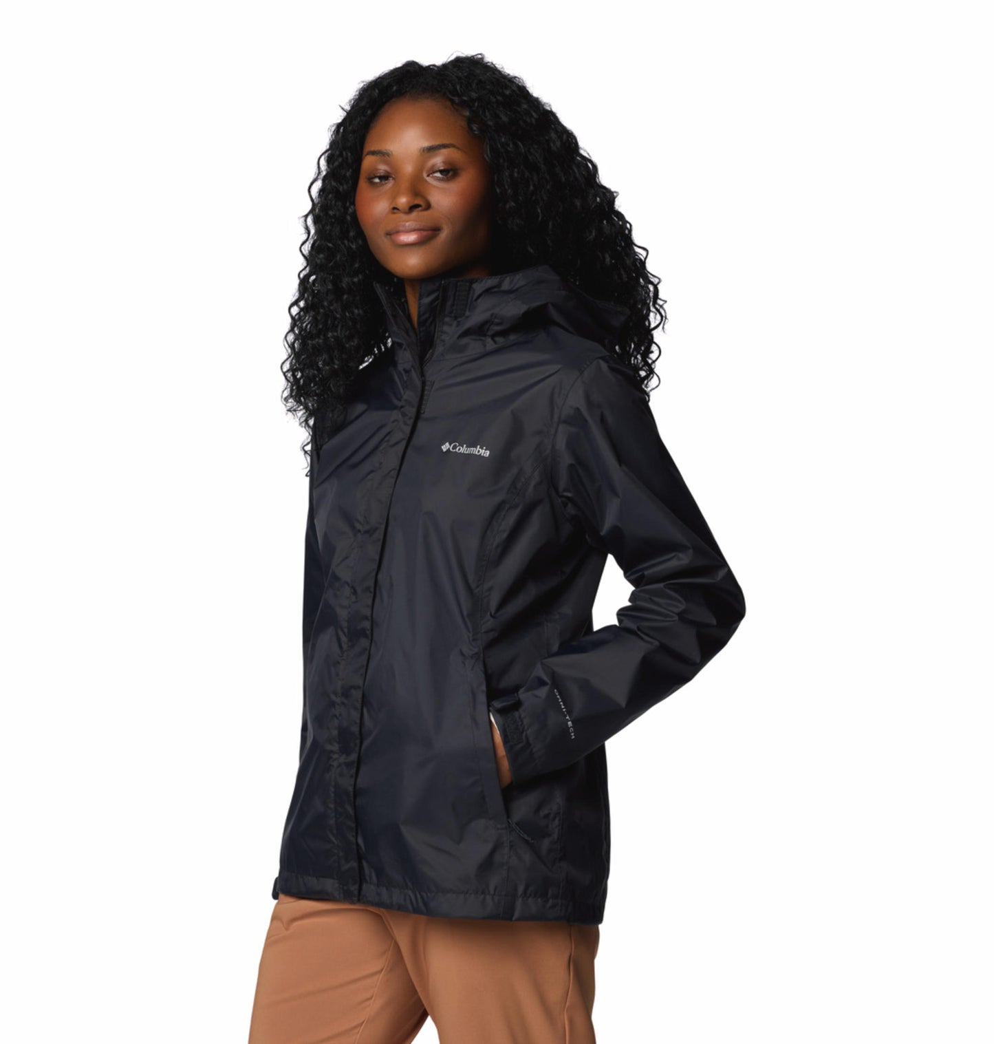 Columbia Womens Black Omni-Tech Arcadia II Rain Jacket