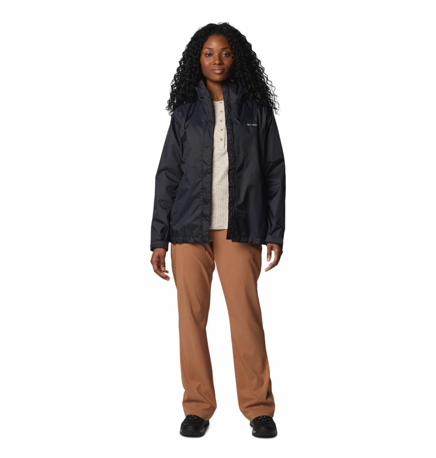 Columbia Womens Black Omni-Tech Arcadia II Rain Jacket