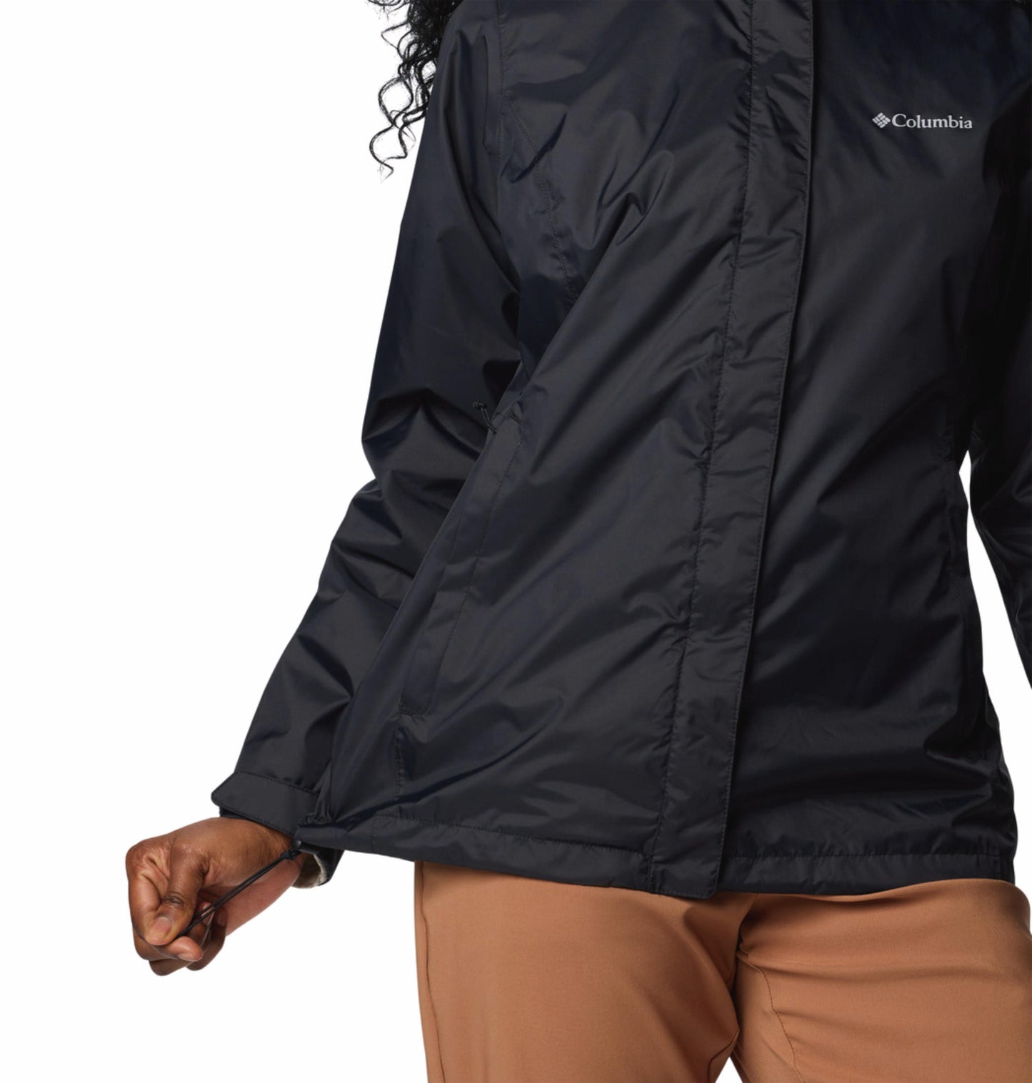 Columbia Womens Black Omni-Tech Arcadia II Rain Jacket