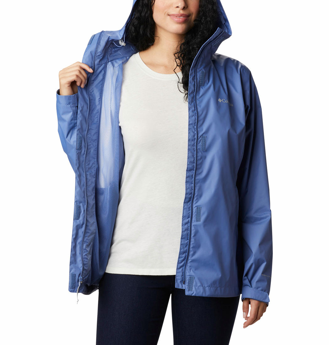 Columbia Women Blue Arcadia II Rain Jacket
