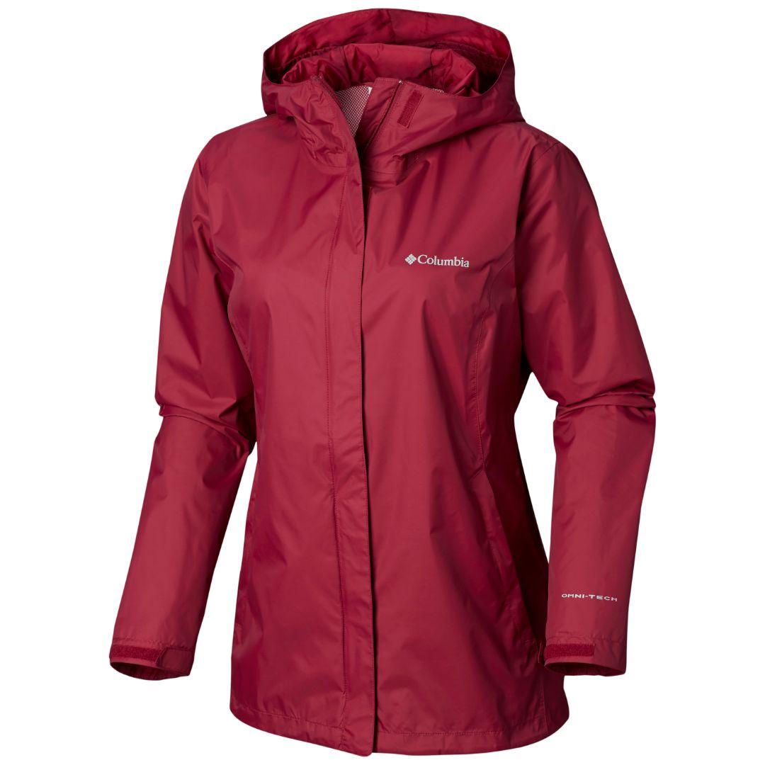 Columbia Women Purple Arcadia II Rain Jacket
