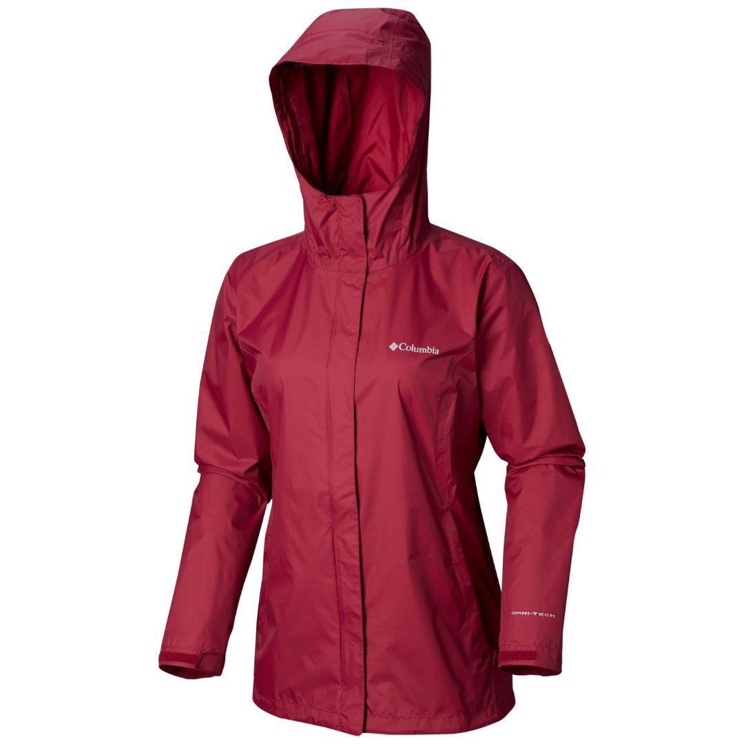 Columbia Women Purple Arcadia II Rain Jacket