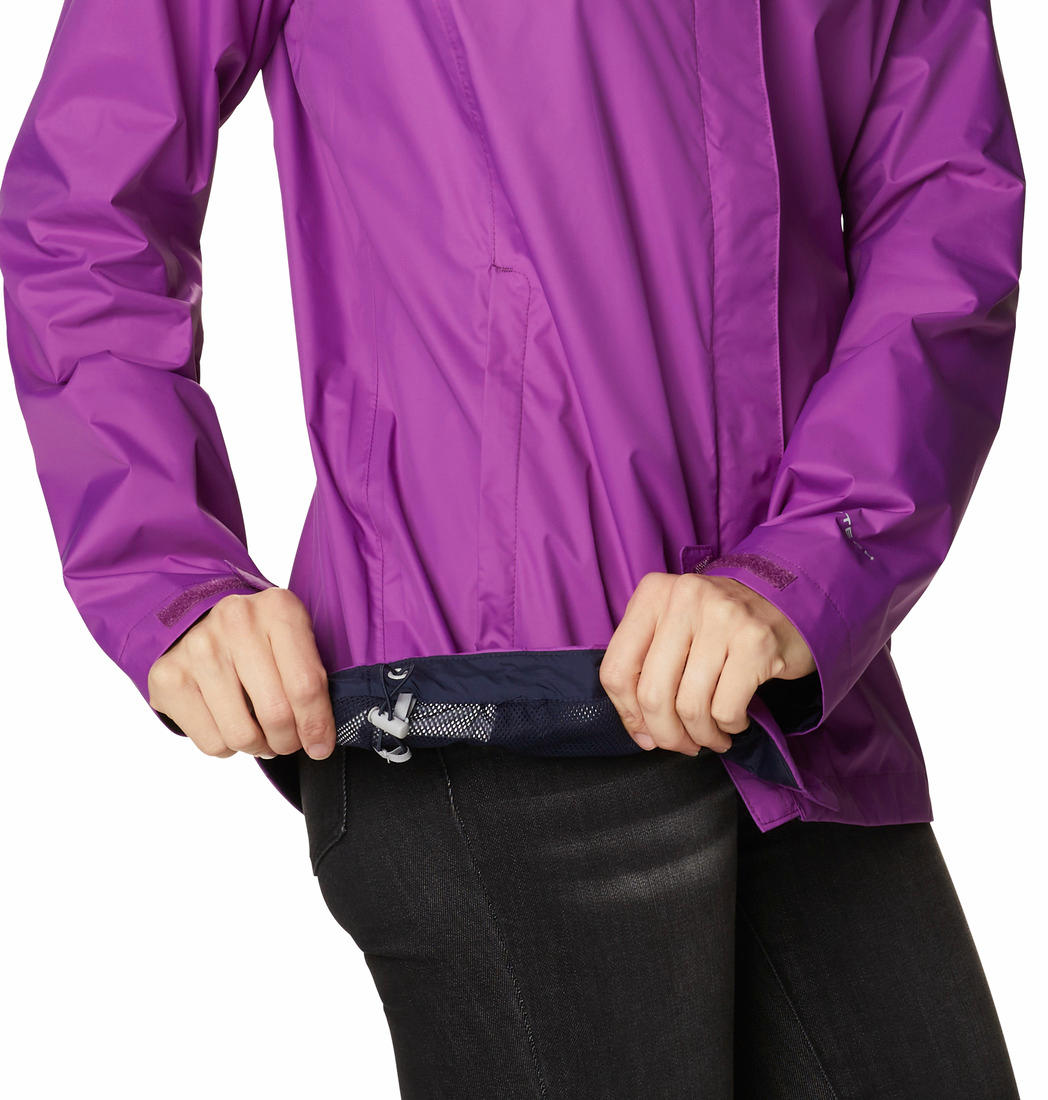 Columbia Women Purple Arcadia II Rain Jacket