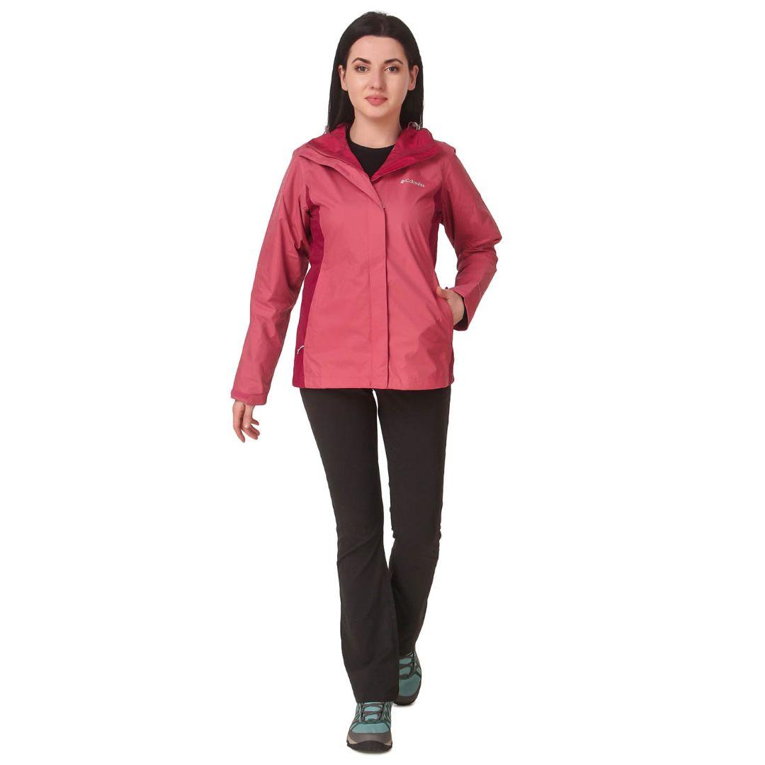 Columbia Women Red Arcadia II Rain Jacket