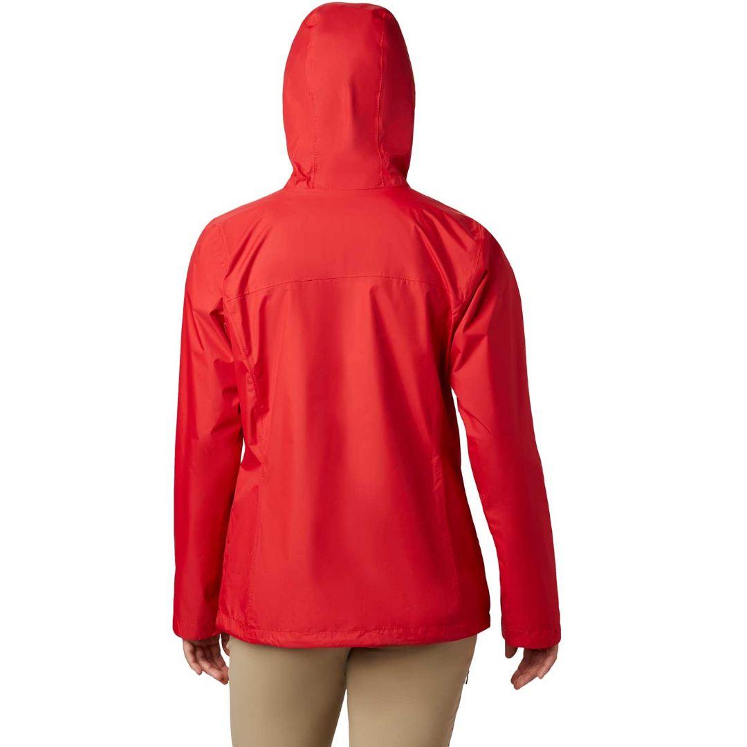 Columbia Women Red Arcadia II Rain Jacket