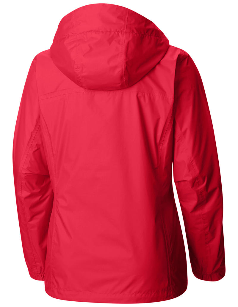 Columbia Women Red Arcadia II Rain Jacket