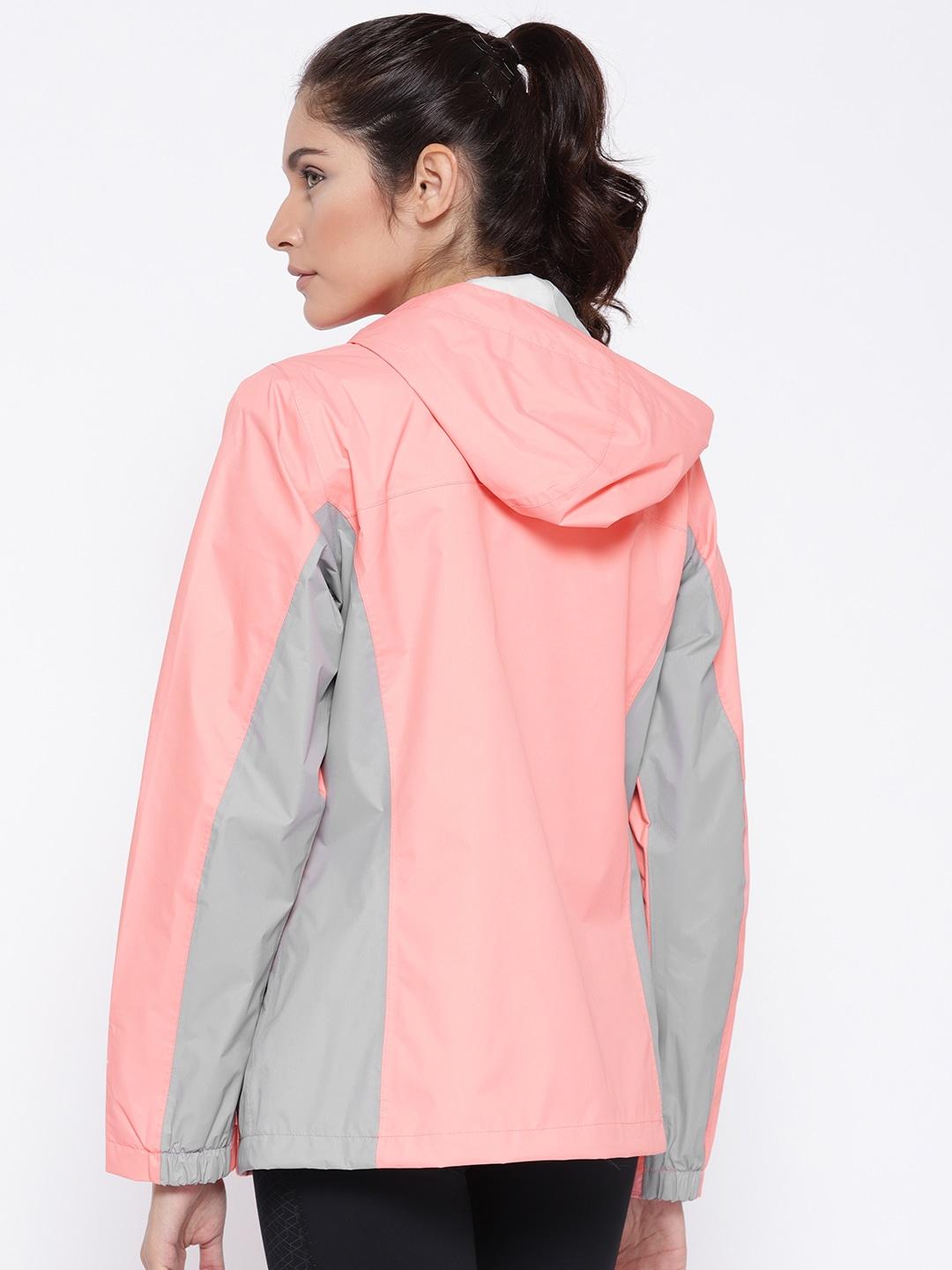 Columbia Women Orange Arcadia II Rain Jacket