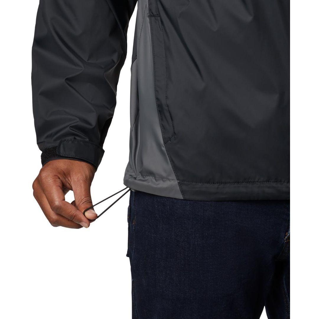 Columbia Men Black Glennaker Lake Rain Jacket