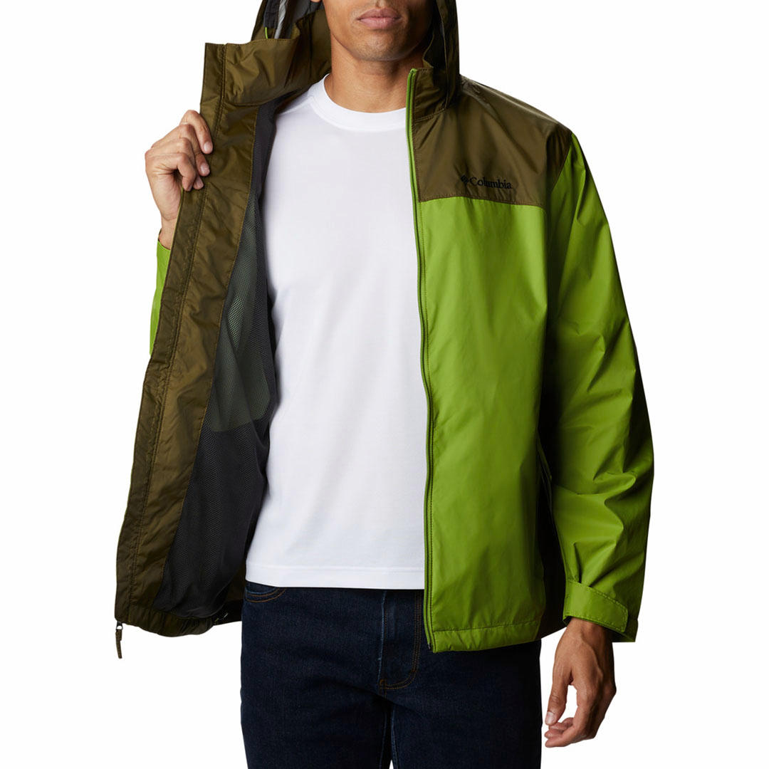 Columbia Men Green Glennaker Lake Rain Jacket