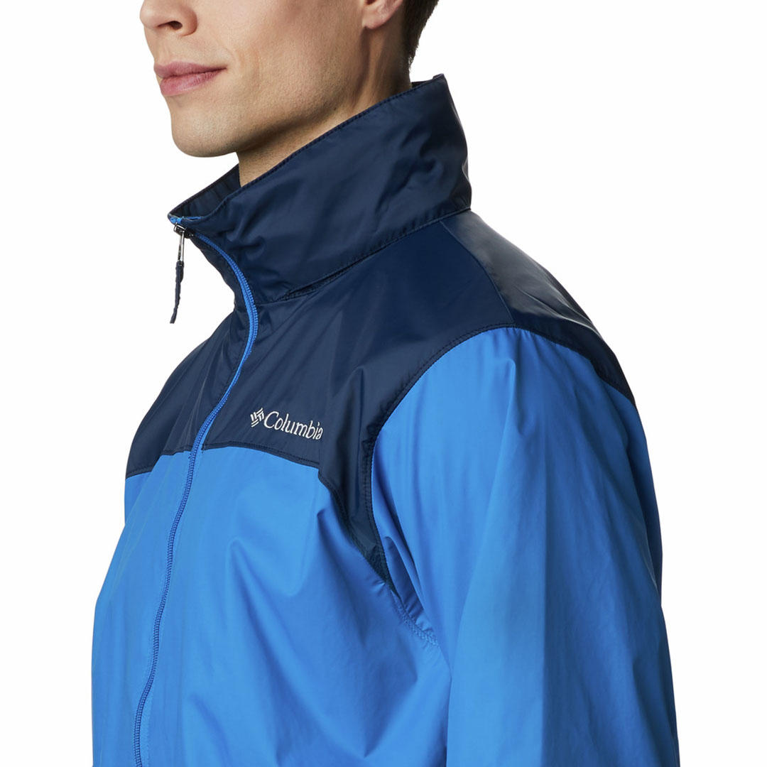 Columbia Men Blue Glennaker Lake Rain Jacket