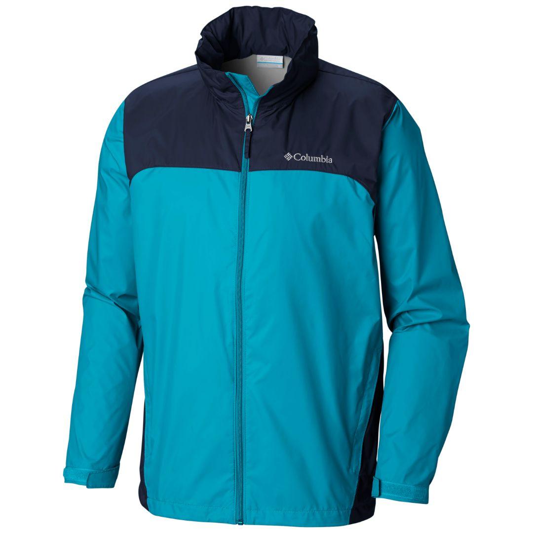 Columbia Men Blue Glennaker Lake Rain Jacket
