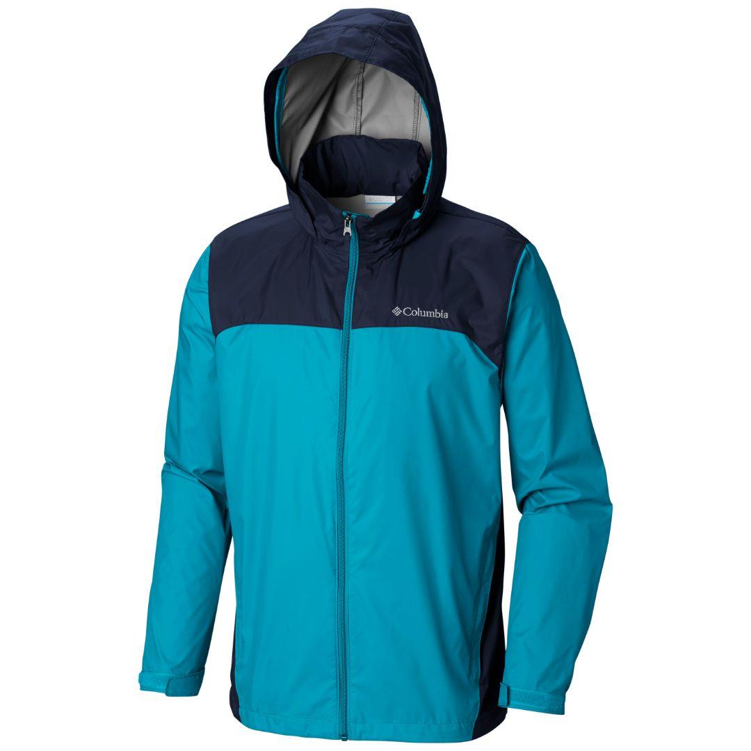 Columbia Men Blue Glennaker Lake Rain Jacket