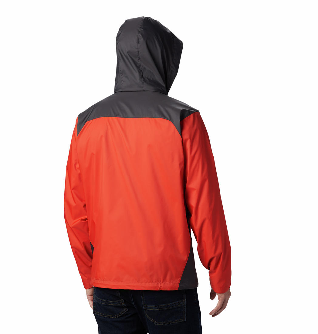 Columbia Men Orange Glennaker Lake Rain Jacket