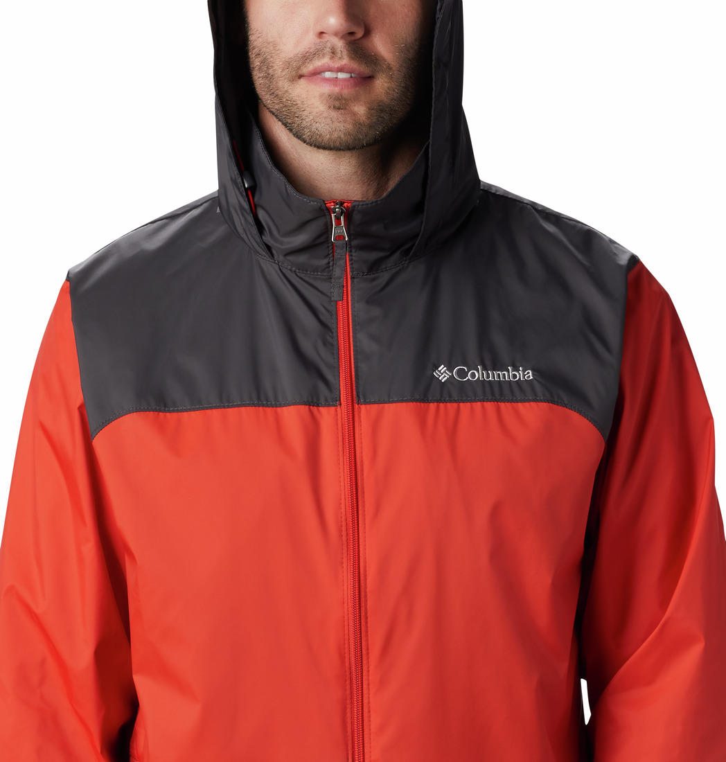 Columbia Men Orange Glennaker Lake Rain Jacket