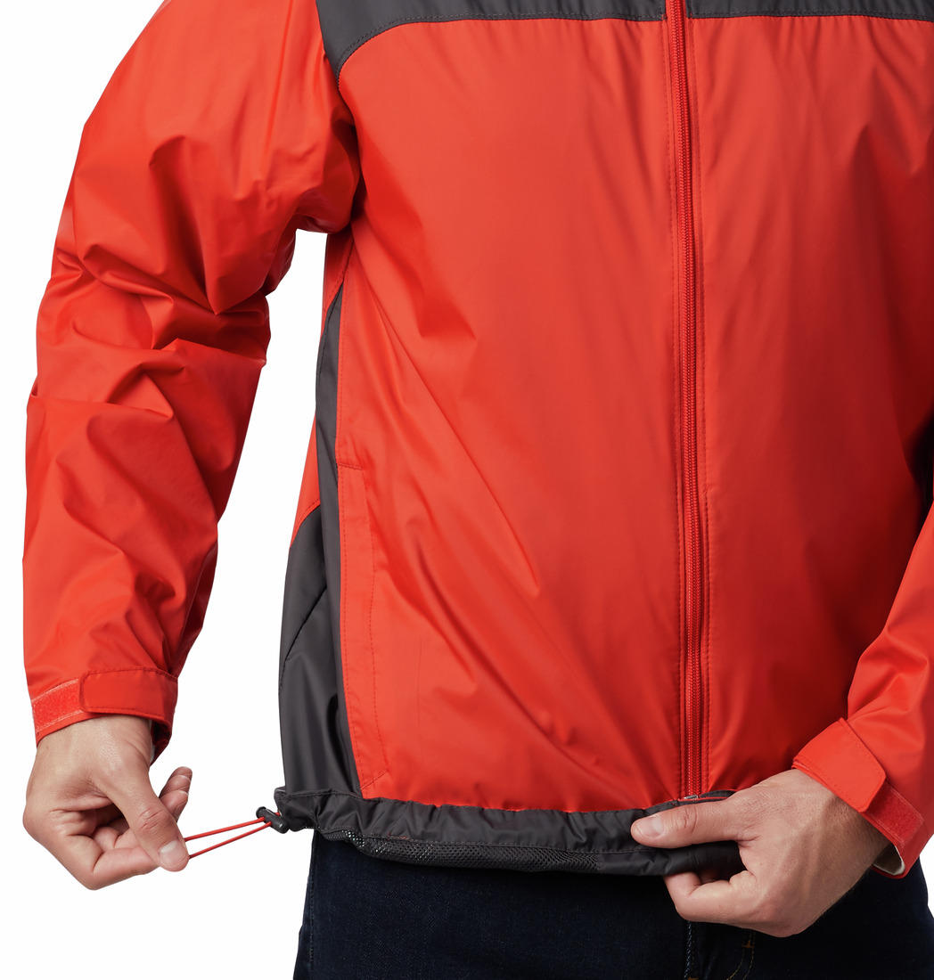 Columbia Men Orange Glennaker Lake Rain Jacket
