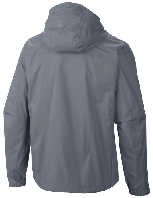 Columbia Men Grey Evapouration Rain Jacket