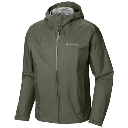 Columbia Men Olive Evapouration Rain Jacket