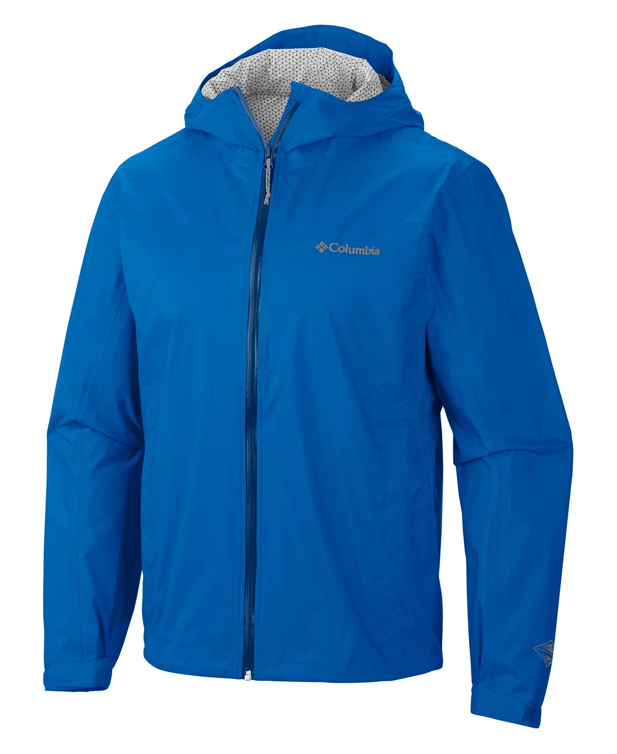 Columbia Men Blue EvaPOURation Jacket Waterproof