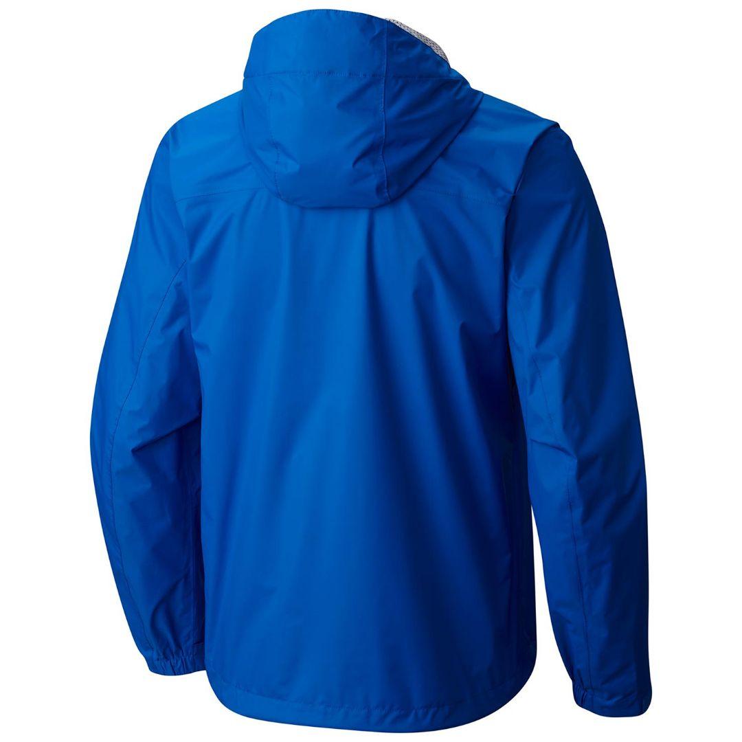 Columbia Men's Blue EvaPOURation Waterproof Breathable Lightweight Jacket
