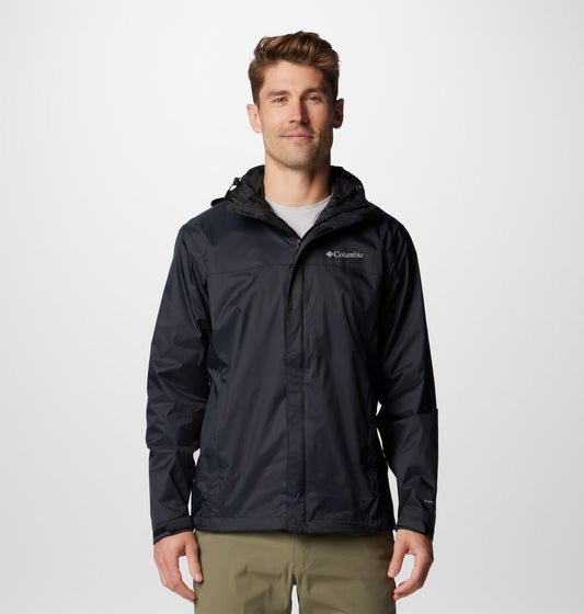 Columbia Mens Black Omni-Tech Watertight II Rain Jacket