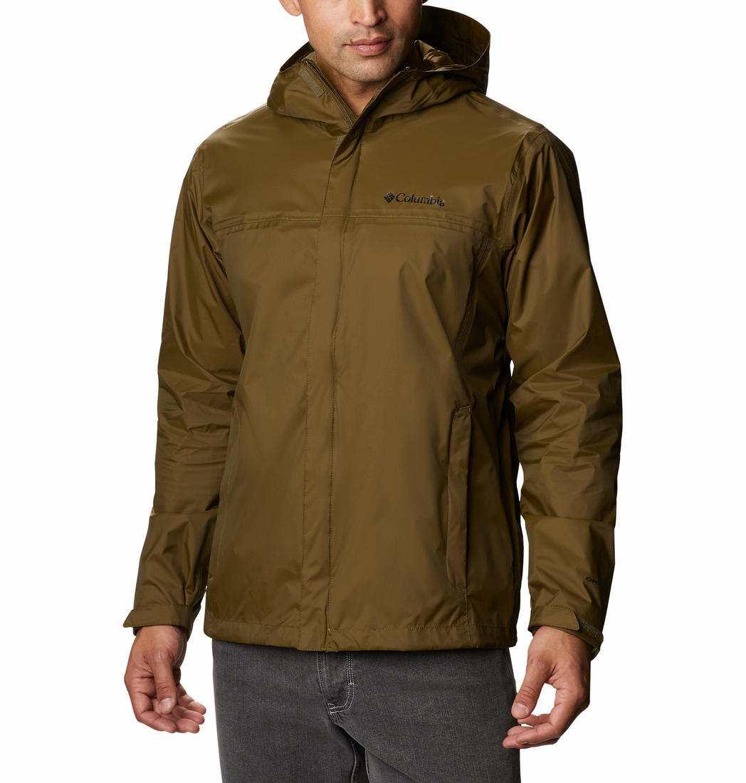 Columbia Men Olive Watertight II Rain Jacket