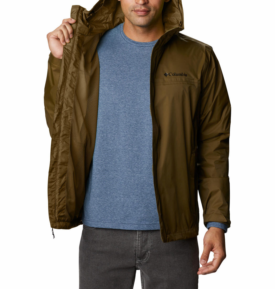 Columbia Men Olive Watertight II Rain Jacket